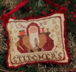 (image for) Santa Loves Stitchers - 2020 Santa Ornament